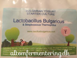 Bulgarsk yoghurt opskrift